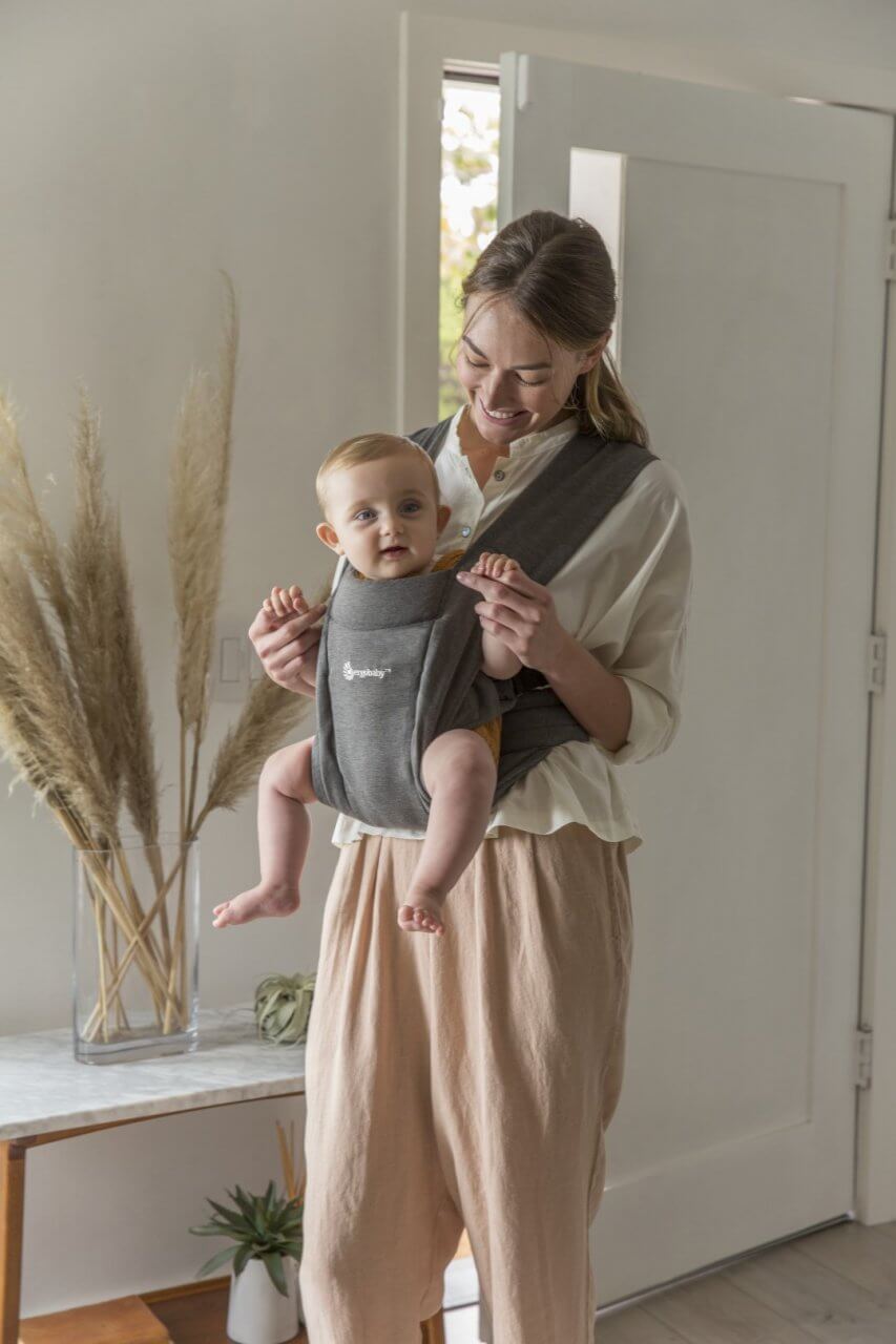 Ergobaby Embrace nosiljka za bebe, Heather Grey, siva - Slika 2