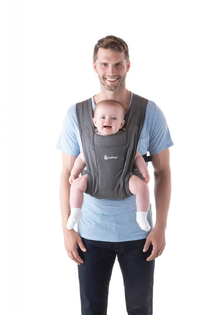 Ergobaby Embrace nosiljka za bebe, Heather Grey, siva - Slika 7
