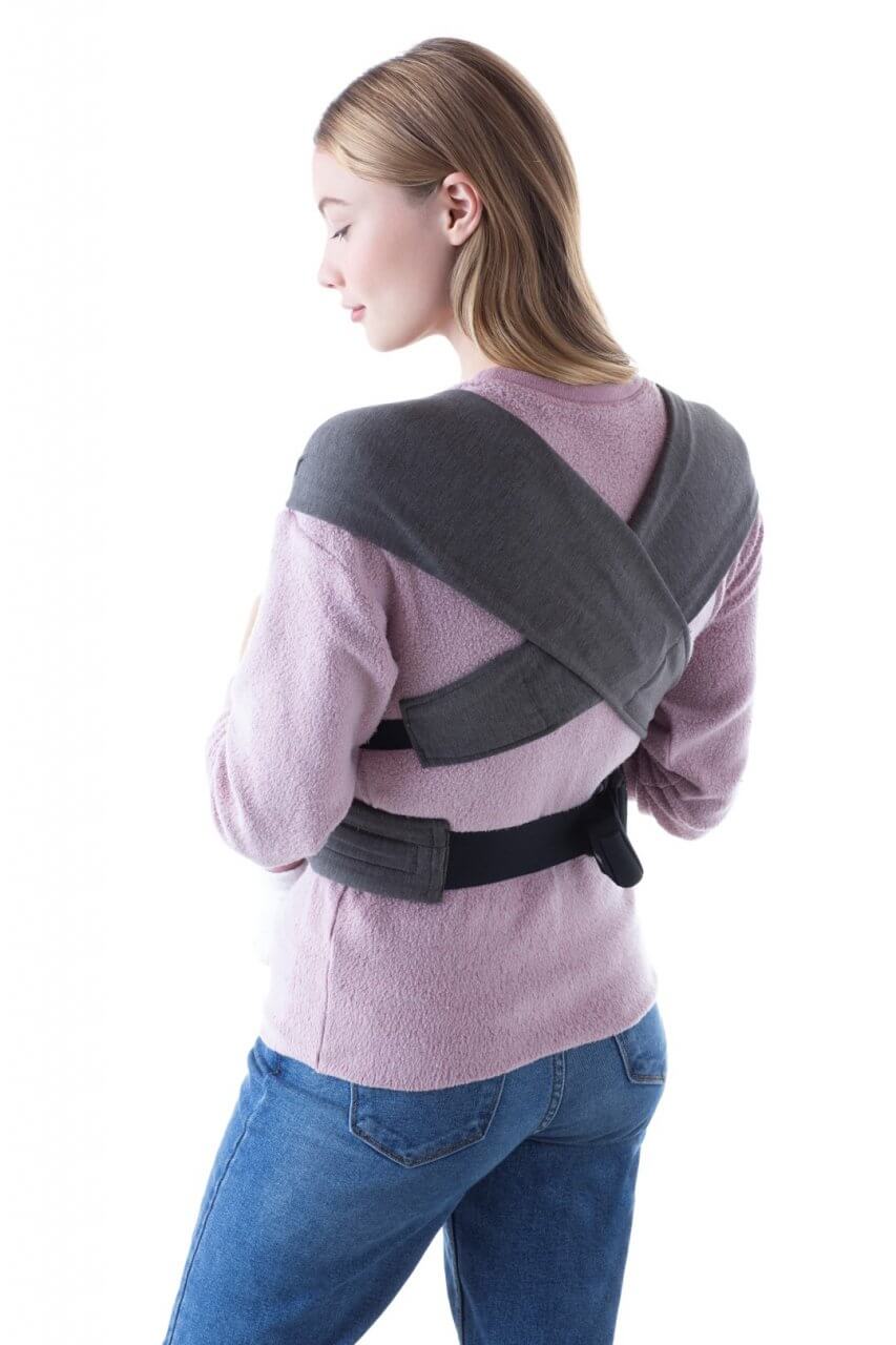 Ergobaby Embrace nosiljka za bebe, Heather Grey, siva - Slika 6