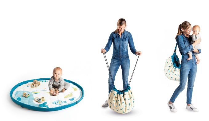 Play&Go 2u1 Vreća i mekana podloga za igru - Moulin Roty (1)