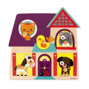Janod Glazbene puzzle - Moji prijatelji (1)