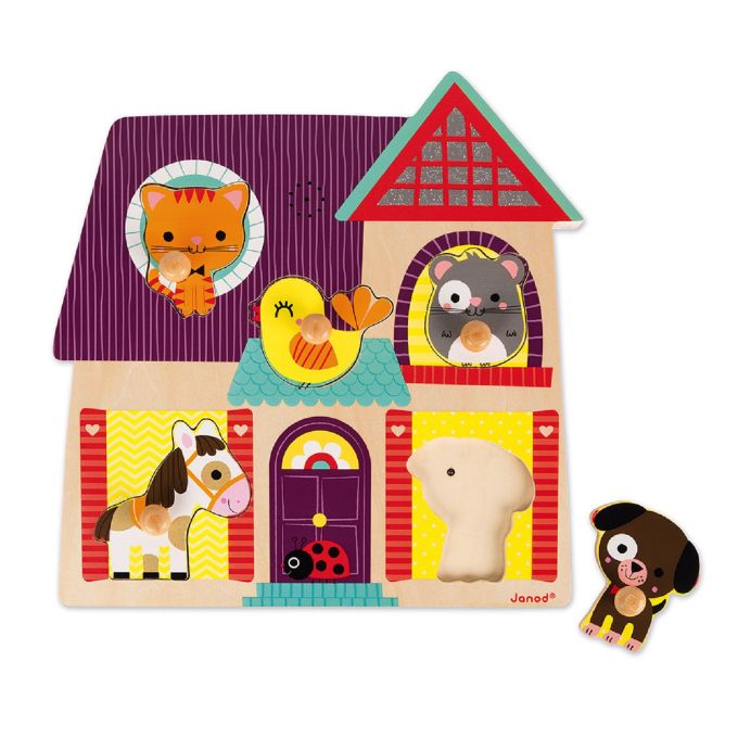 Janod Glazbene puzzle - Moji prijatelji (1)