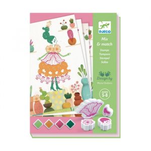 Djeco Set sa štambiljima - Cvjetna haljina