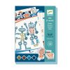 Djeco Set sa štambiljima - Roboti (1)