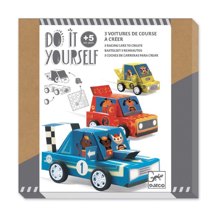 Djeco Kreativni set Napravi sam - Trkaći autići