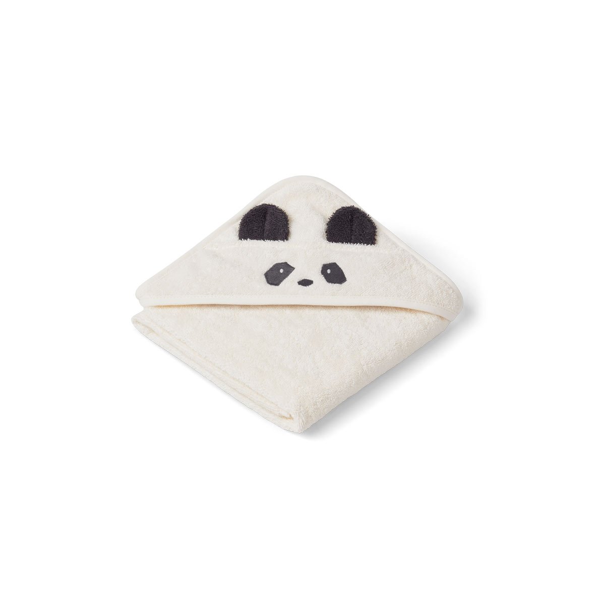 Liewood Ručnik s kapuljačom Albert - Panda Creme De La Creme