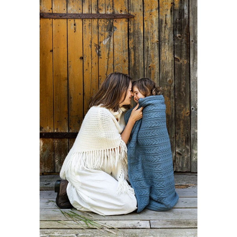 Vinter&Bloom Deka Cuddly - Storm Blue (1)