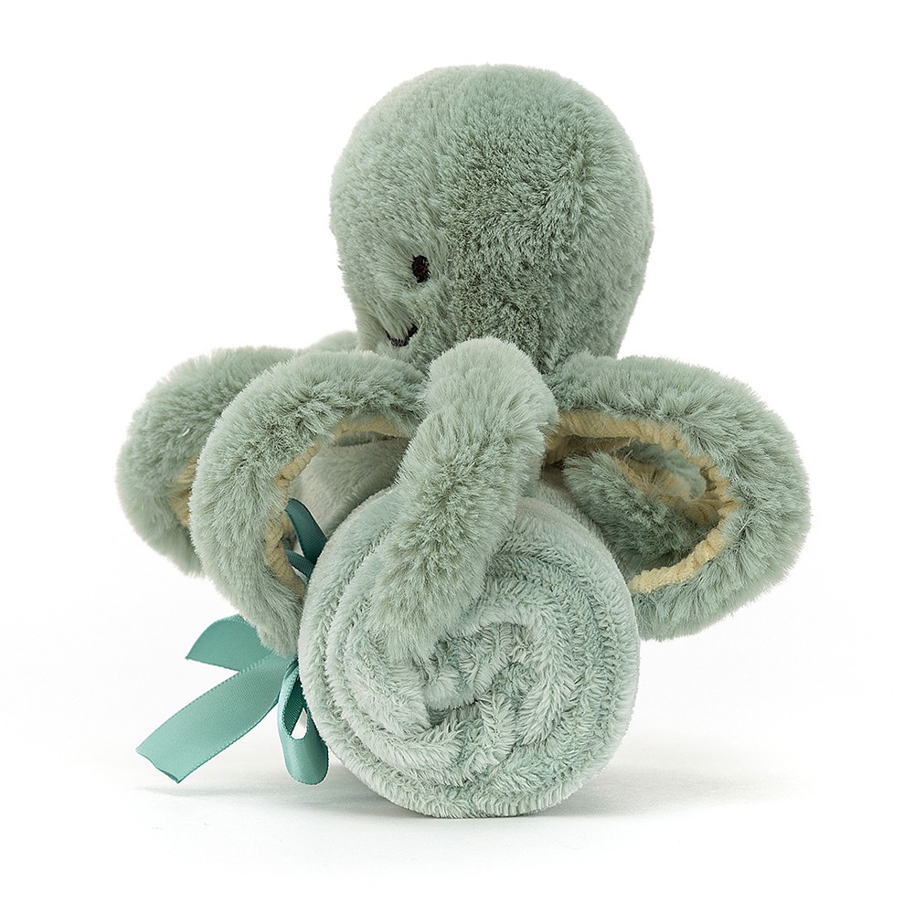 Jellycat Sramežljiva Hobotnica Odyssey s Mazilicom
