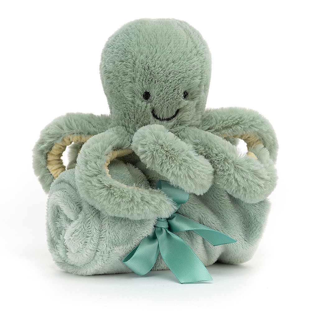 Jellycat Sramežljiva Hobotnica Odyssey s Mazilicom
