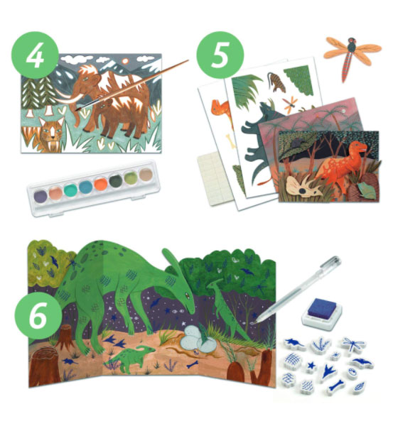 Djeco Kreativni set Dinosauri