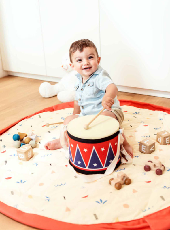 Play&Go 2u1 vreća i mekana podloga za vanjsku igru - Simboli