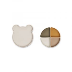 Liewood Tanjur s odjeljcima Mr. Bear Sandy_1