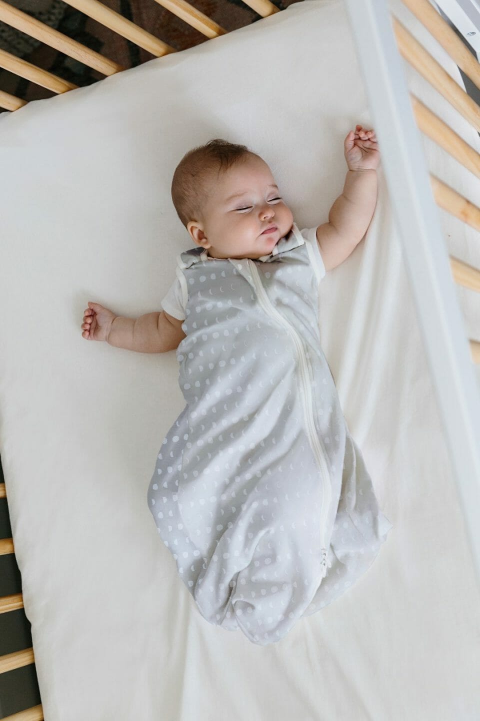 Ergobaby Klasična vreća za spavanje, 0-6 mjeseci, Mid-weight (TOG 1.0), Moon Phase - Slika 2