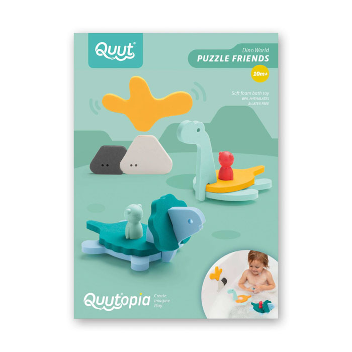 Quut Puzzle za kupanje Quutopija - Dino svijet - Slika 3