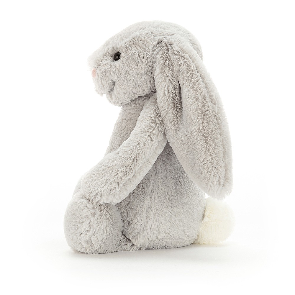 Jellycat Sramežljivi Zeko Silver - Veliki
