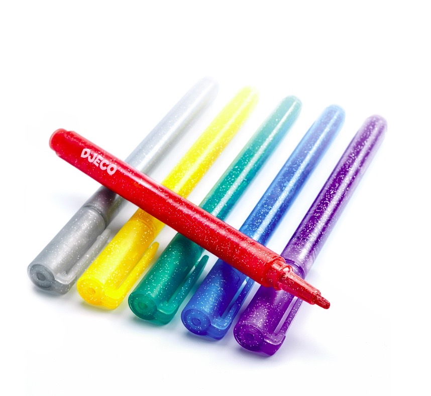 Set markera s glitterom