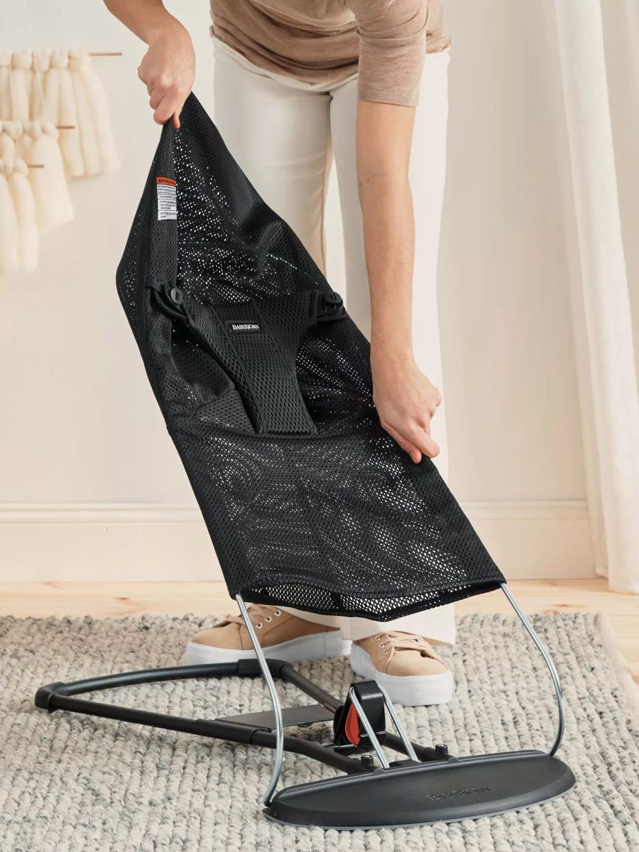 BABYBJÖRN ležaljka za bebe Bouncer Bliss - Mesh Black - Slika 5