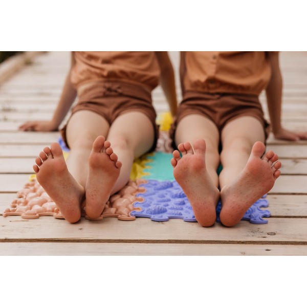 Ortoto senzoričke podloge puzzle SUNSHINE GARDEN 6 kom - Slika 3