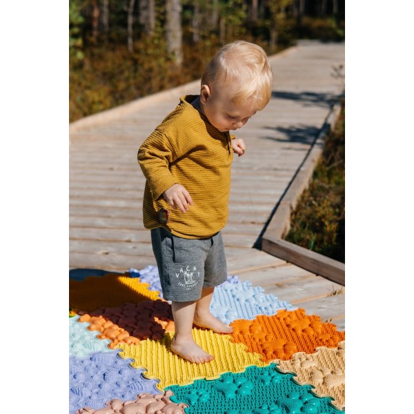 Ortoto senzoričke podloge puzzle SUNSHINE GARDEN 6 kom - Slika 2