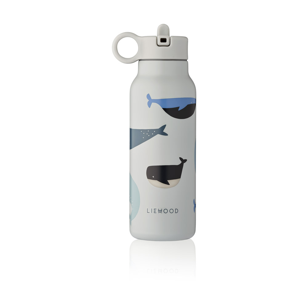 Liewood - Falk boca za vodu - Whales/cloud blue