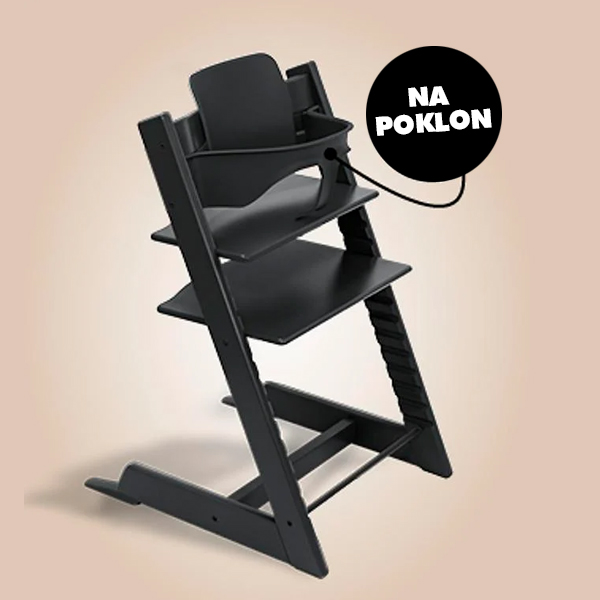 STOKKE PROMOCIJA! Uz kupnju Stokke Tripp Trapp stolice na poklon baby set!