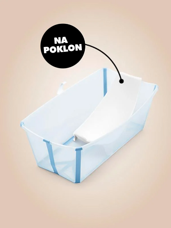 Stokke promocija! Uz kupnju Flexi Bath sklopive kadice = umetak za novorođenče dobivate gratis!