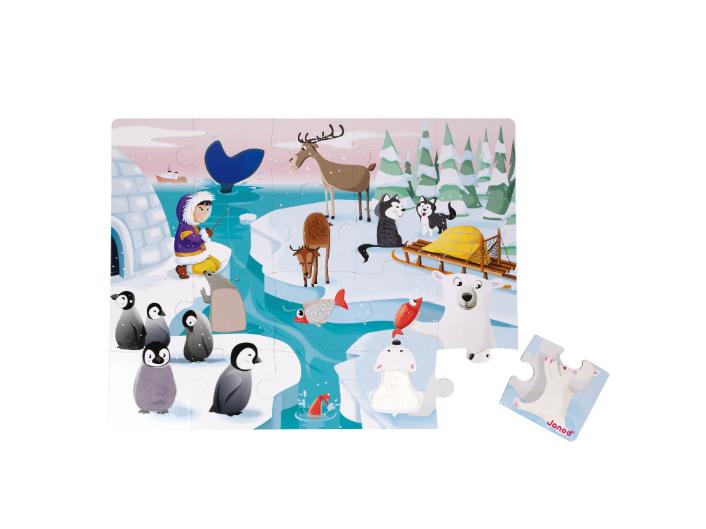 Dodirne puzzle Zima