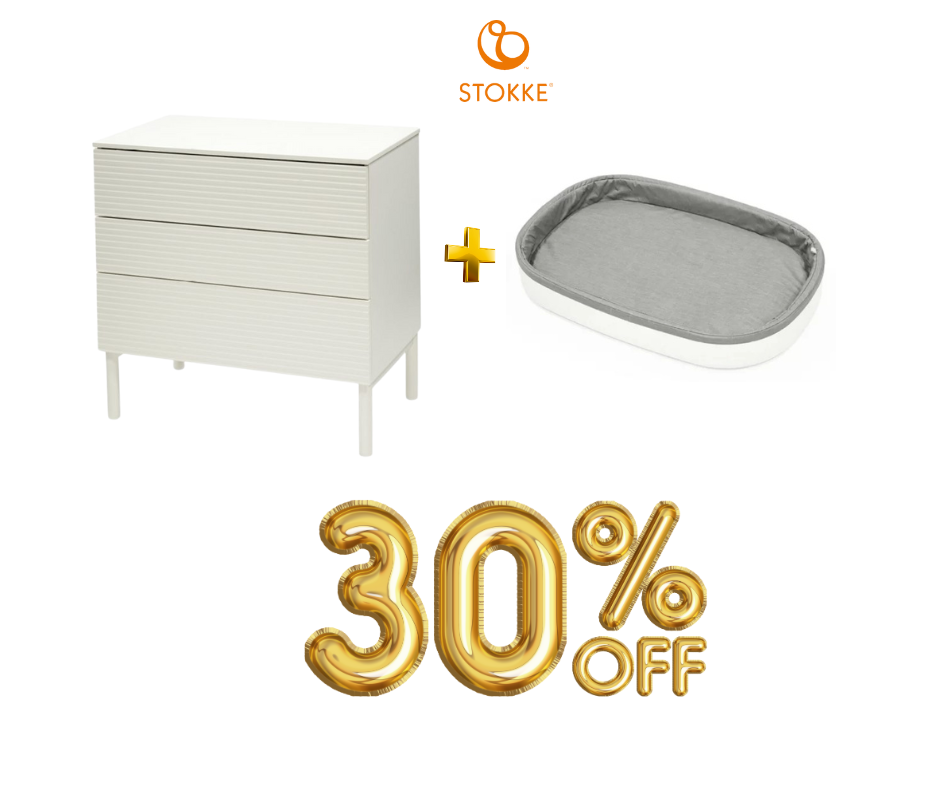 Stokke promocija! Stokke Sleepi Komoda + Podloga za prematanje - 30% popusta!