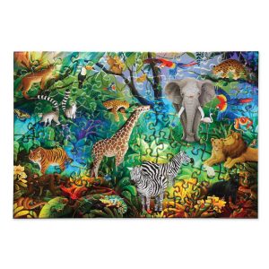 Holografska slagalica od 100 dijelova - Jungle Paradise 1