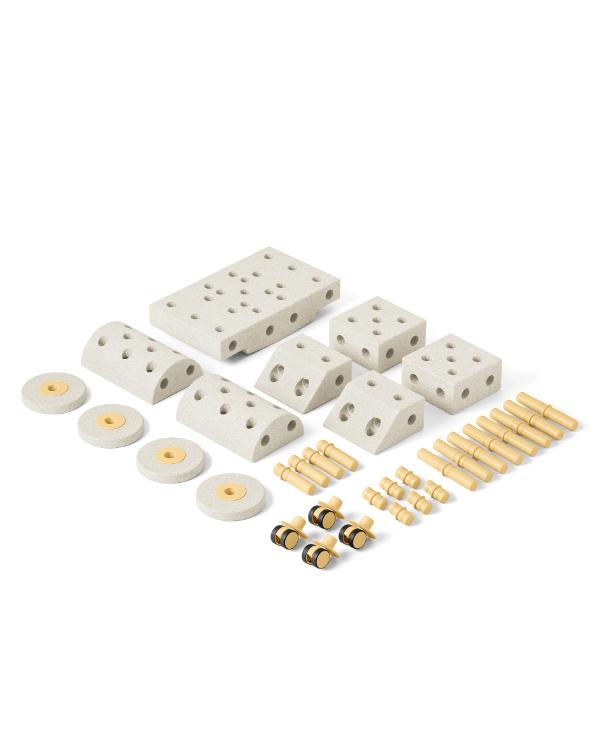 MODU Dreamer set, Sand Grey:Honey Yellow3