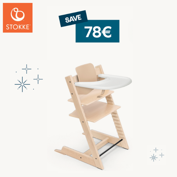 STOKKE PROMOCIJA - Tripp Trapp stolica, baby set i pladanj = UŠTEDA 78 EUR!